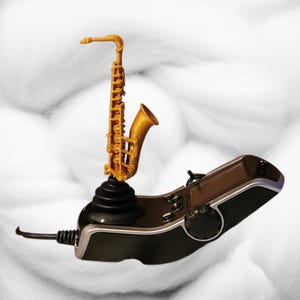 Saxophone wheelchair joystick knob