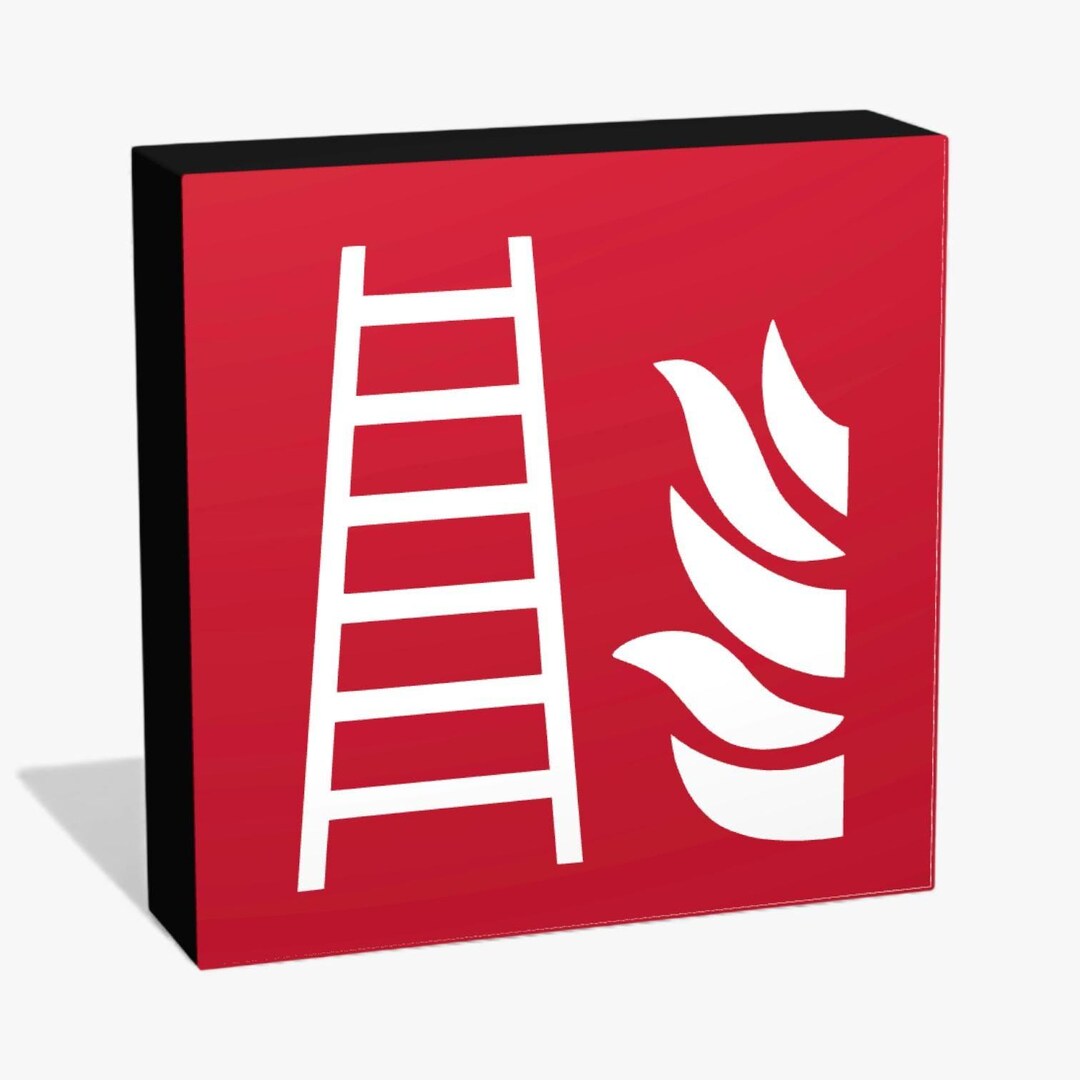Fire Escape, Fire Safety Sign, ASR Sign, Lamp - Etsy
