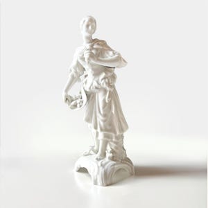 KPM Berlin,  &quot;Allegory of four elements&quot; , The earth figurine in porcelain, 20th century
