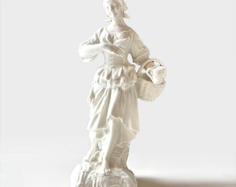 KPM Berlin,  "Allegory of four elements" , The water figurine in porcelain, 20th century