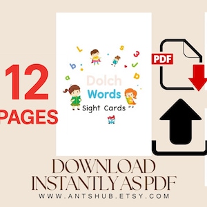 Dolch Sight Words – Pre-K | Printable Flashcards for Early Learners | PDF Educational Resource