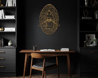 Arte de pared de metal con forma de barco, decoración náutica, letrero de metal inspirado en el océano, adorno de pared moderno, regalo único para marineros y amantes del mar, letrero de metal.