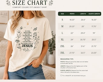 Christelijk T-shirt met bloemen | Comfort Colours Faith-T-shirt, Jesus Butterfly-ontwerp