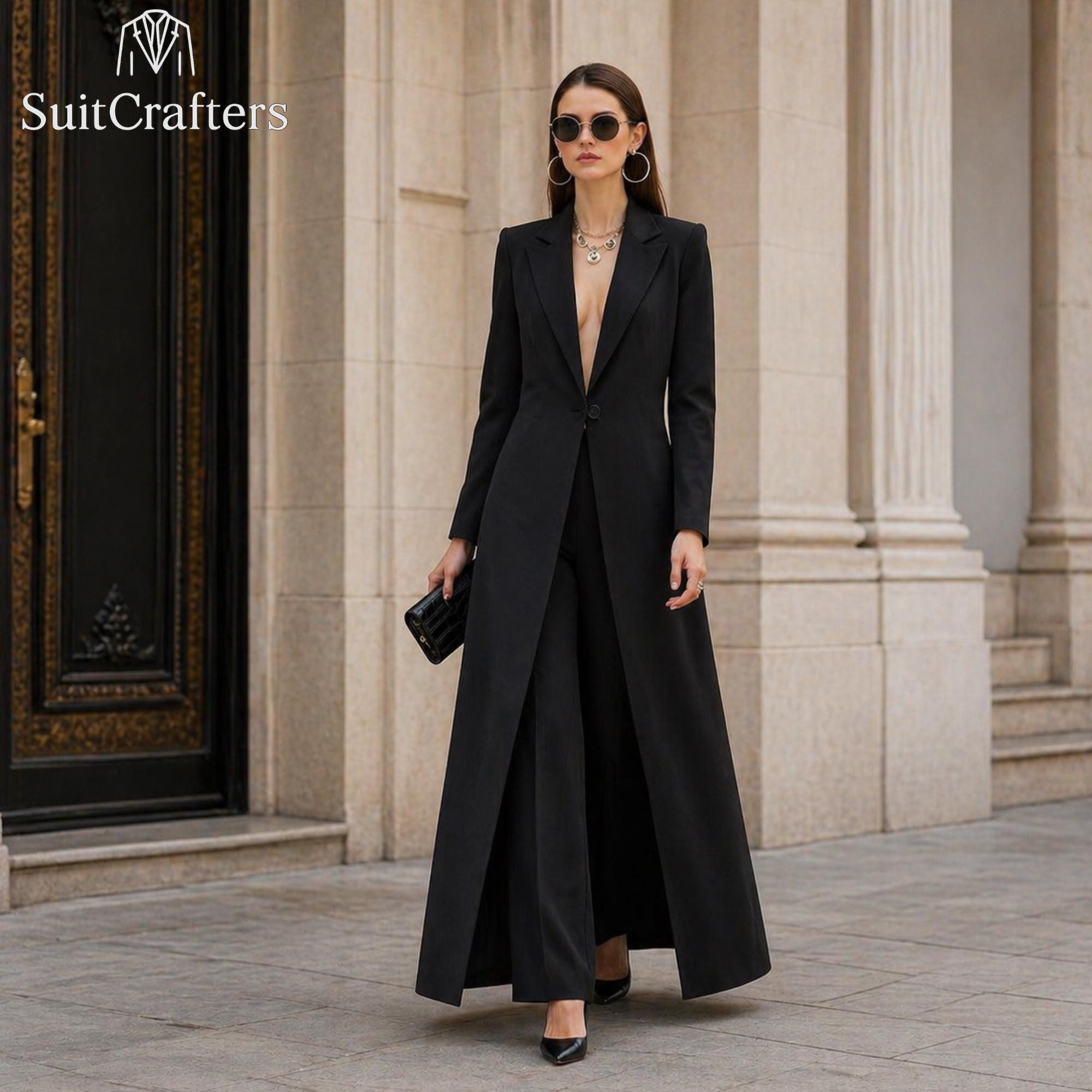 formal long dress with blazer Maxi Angel Brinks