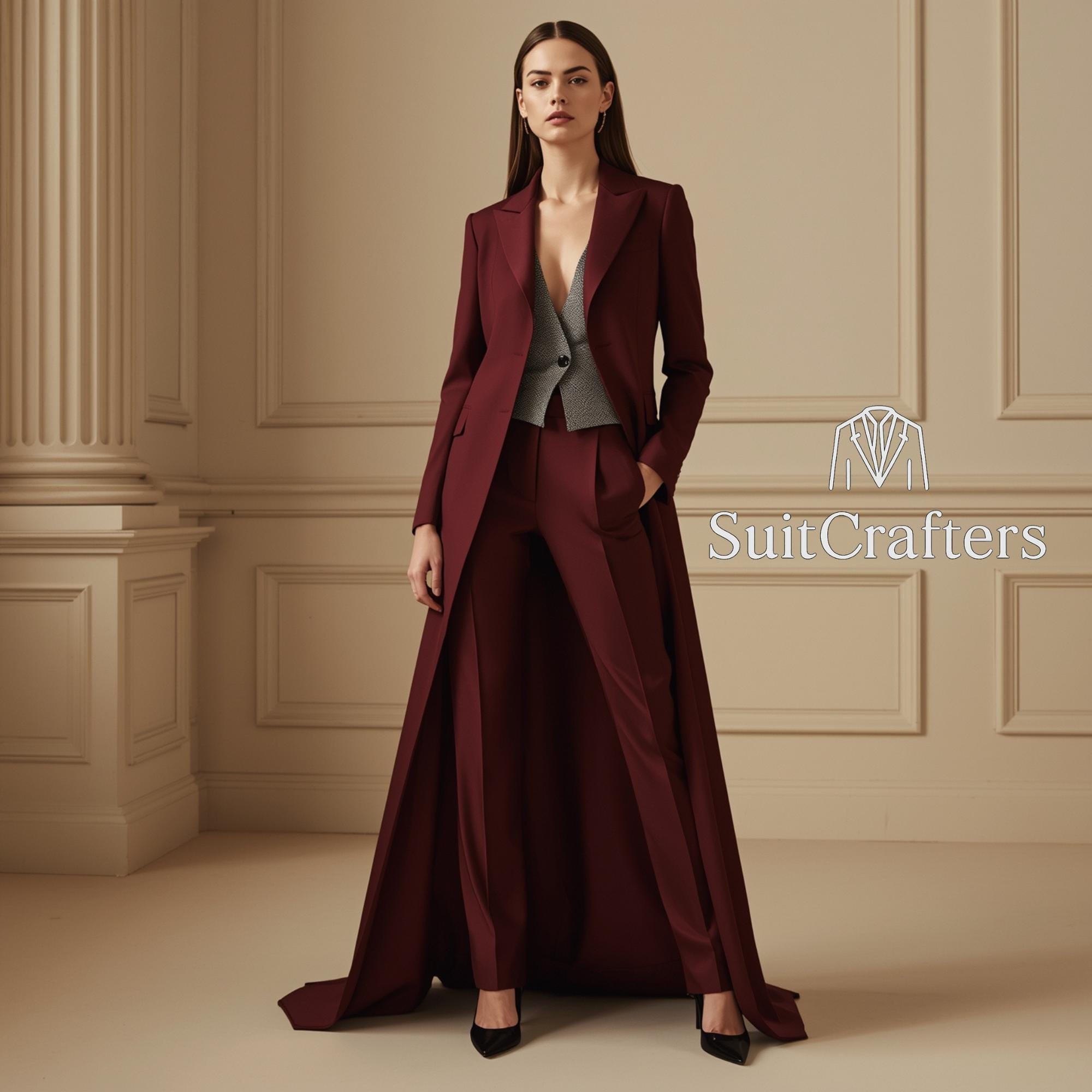 Dressy Pant Suits - Etsy Dressy Pant Suits - Etsy