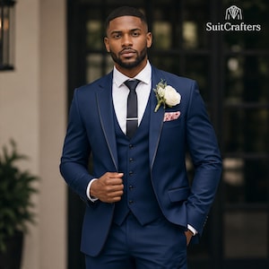 Navy Dinner Jacket - Etsy