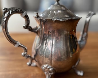 Vintage Leonard Silverplate Ornate Coffee/Tea Pot Wateringcan