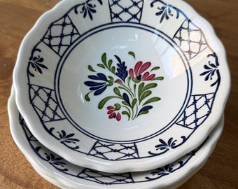 Vintage Johnson Brothers and JG Meaking Cereal Bowls Set of 4 England Ironstone Vintage