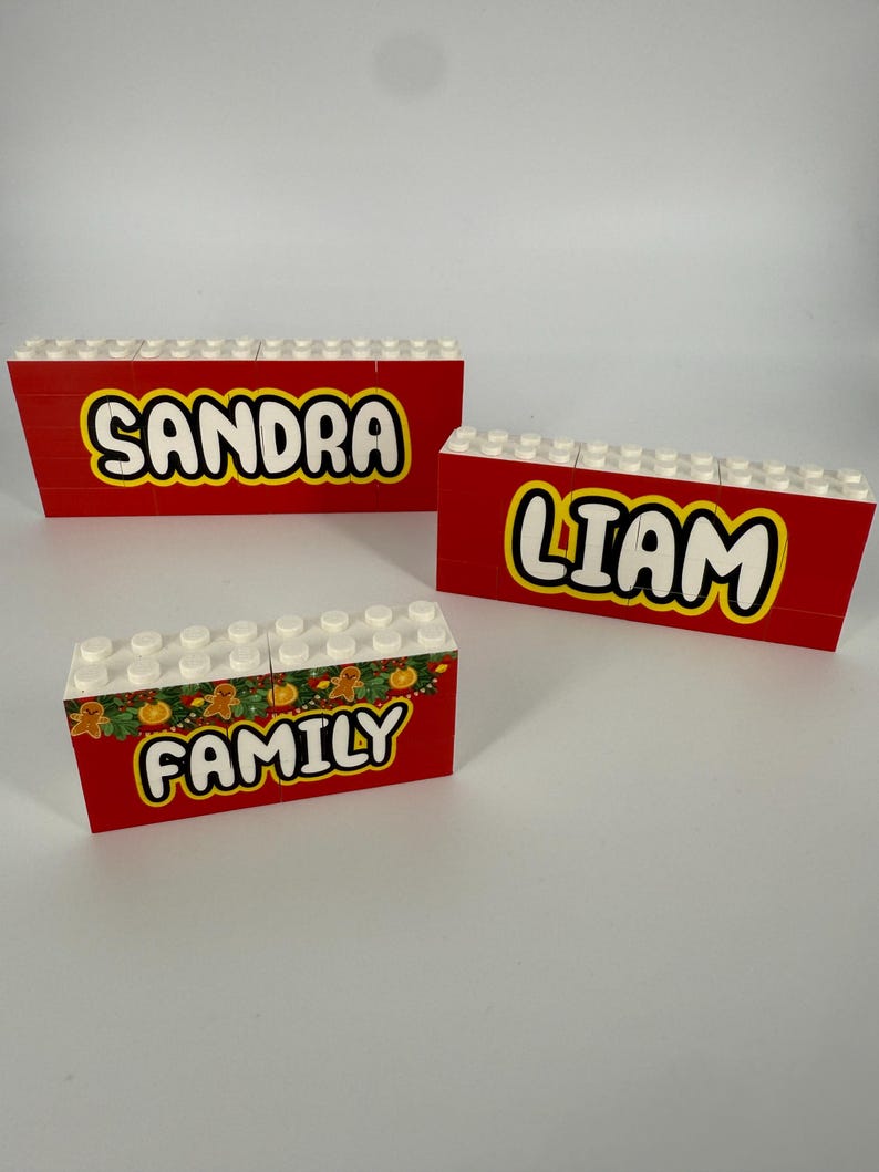 Lego Name Rhett Personalised Lego Bricks Custom Printed With Your Name , Seat Names ...