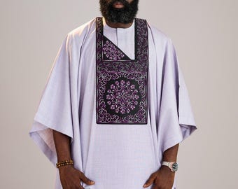 Agbada| African wear for Men |Groomsmen Outfit | Nigerian Wedding Suit for men| African Clothing for men| African Prom suit| African Shirts