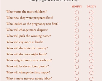 Printable Baby Shower Game Bundle