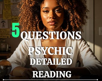 5 Question Psychic Tarot Reading: Same Day Insight