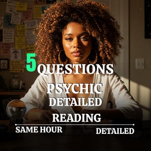 5 Question Psychic Tarot Reading: Same Day Insight