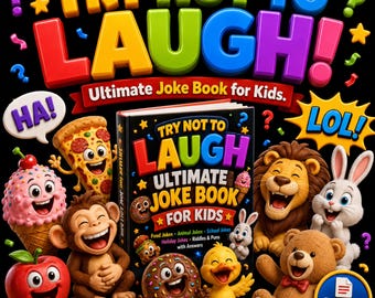 Try Not to Laugh Joke Book for Kids PDF, Funny Riddles and Puns Printable