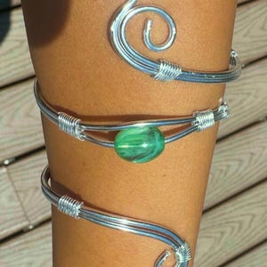Silver arm cuff