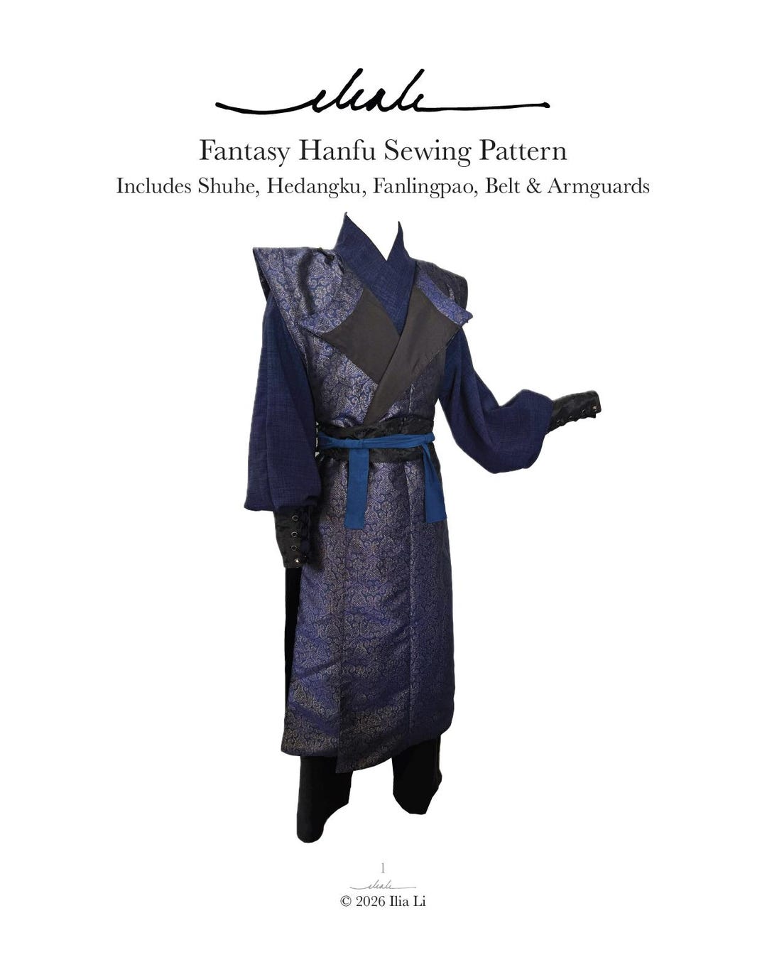 Fantasy Hanfu Sewing Pattern With Instructions: Includes Shuhe ...