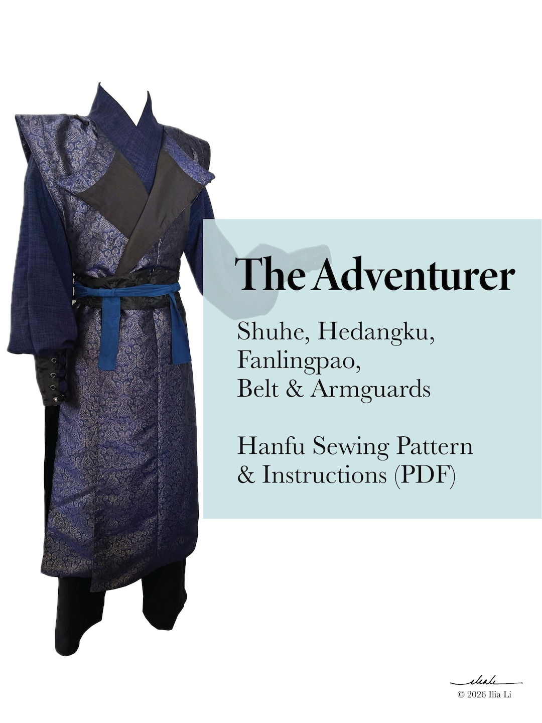 Hanfu Sewing Pattern With Instructions Includes Shuhe, Hedangku ...