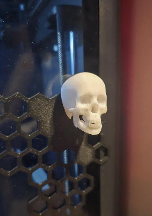 Skull Door Handle for Bambu Lab P1S – Spooky Upgrade – Custom