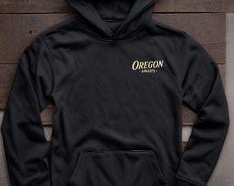 Vintage Oregon Hoodie, PNW Adventure Sweatshirt, Pacific Northwest Pullover, Oregon State Hoodie, Outdoor Adventure Apparel, Gift for Hiker