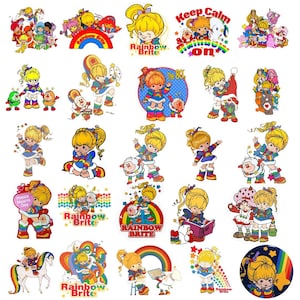 80s Cartoon PNG Clipart Bundle: Retro Graphics, Digital Art