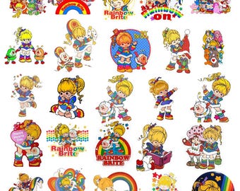 Paquete de imágenes prediseñadas PNG de dibujos animados de los 80: gráficos retro, arte digital,