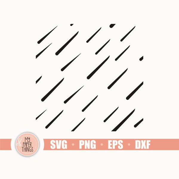 Seamless pattern SVG, Rain drops pattern svg, Background SVG, Geometric svg, Drip svg, Water svg, Dxf, Png, Eps, Files for Cricut Silhouette