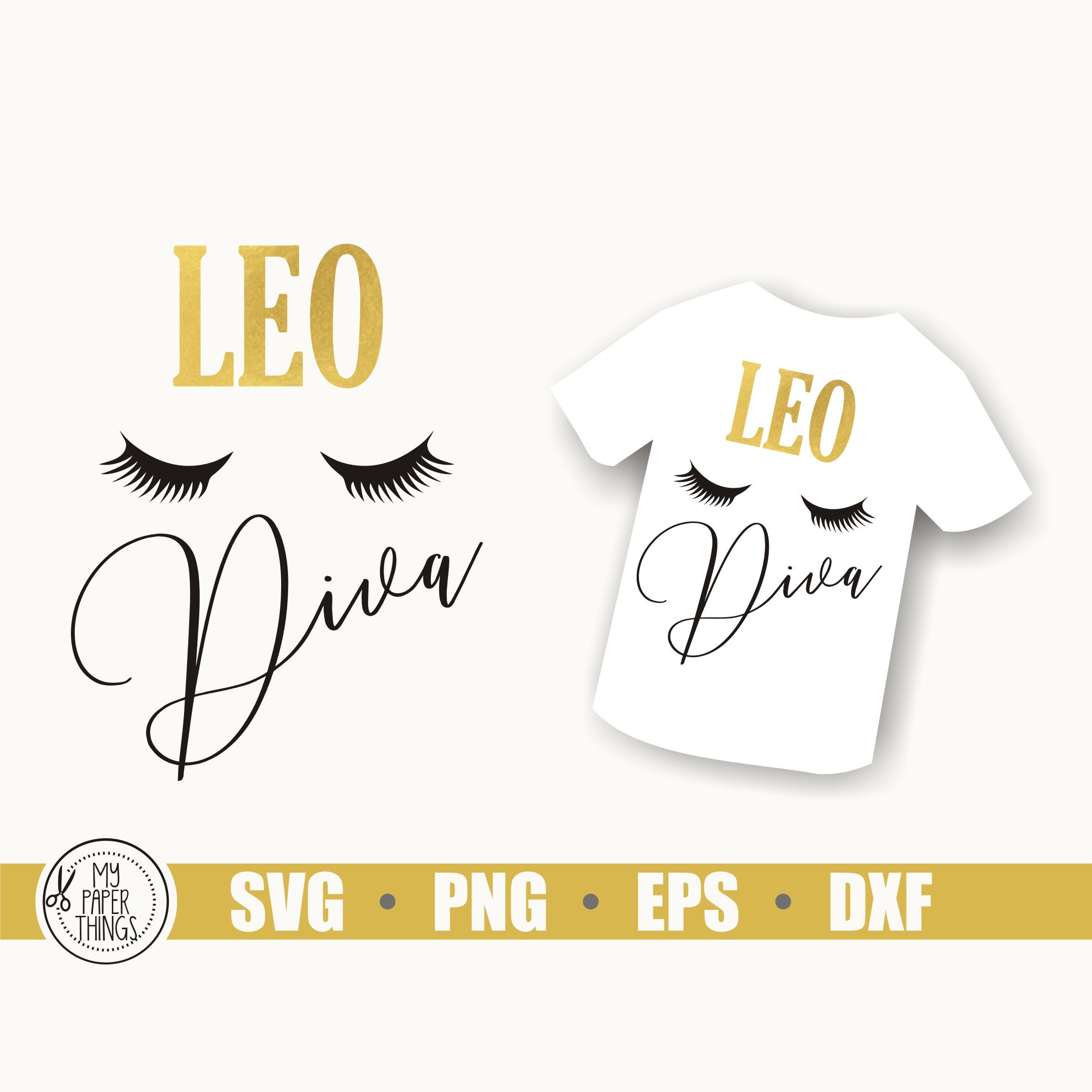 Download Leo sign SVG Birthday svg Diva svg Horoscope SVG Zodiac | Etsy