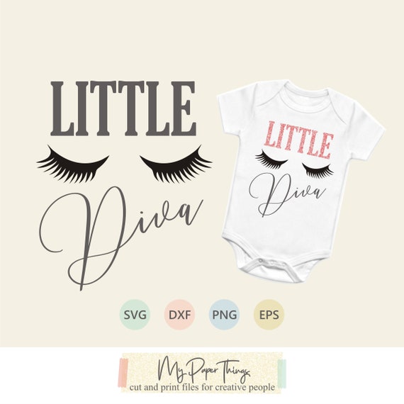 Download Baby Svg Designs Little Diva Svg Newborn Svg Baby Shower Etsy