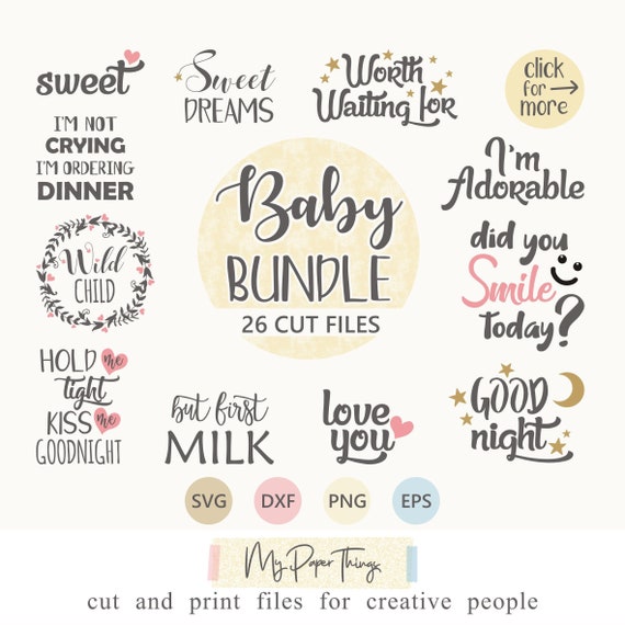 Download Baby svg bundle Newborn svg Baby shower svg Baby onesie | Etsy