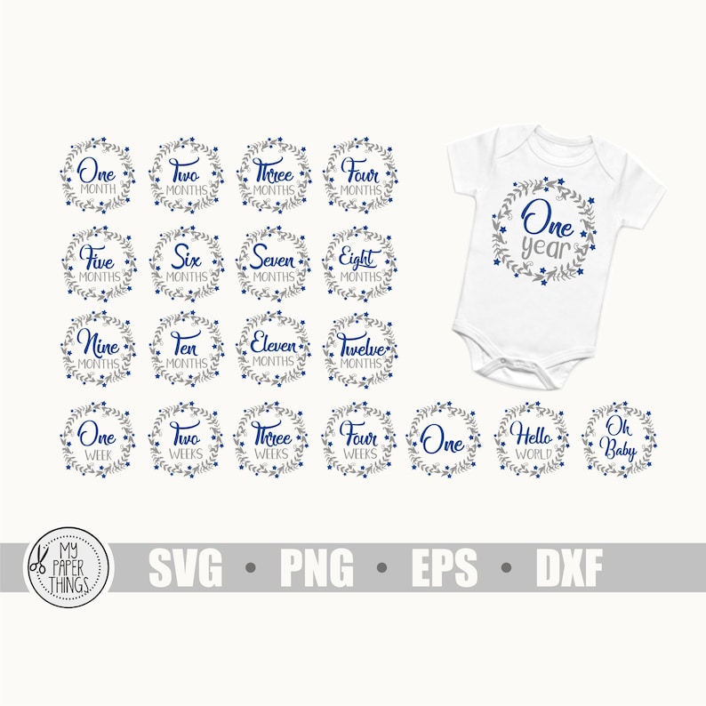 Free Free 106 Baby Monthly Milestone Svg SVG PNG EPS DXF File