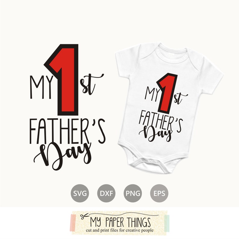 Download My 1st Father's day svg First Father's day svg | Etsy