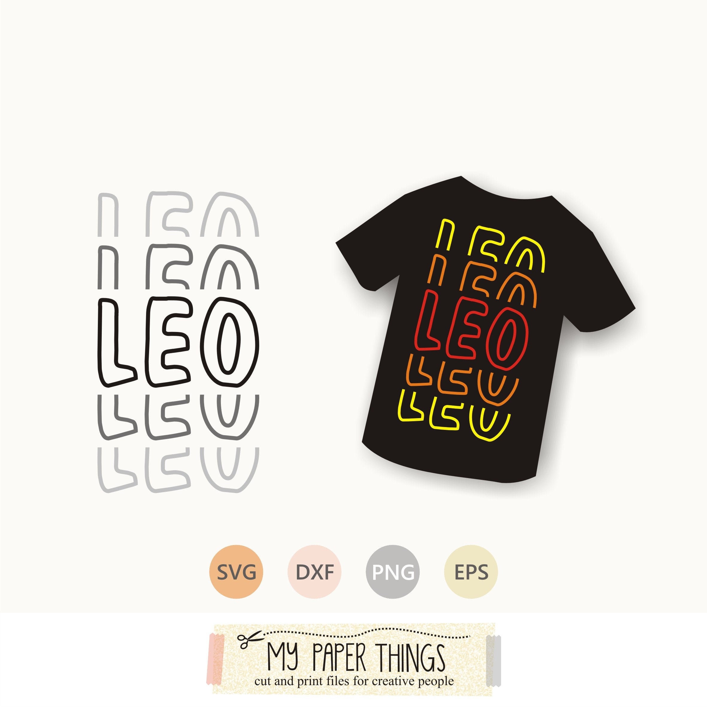 Download Leo SVG July August Birthday svg Horoscope SVG Birthday | Etsy