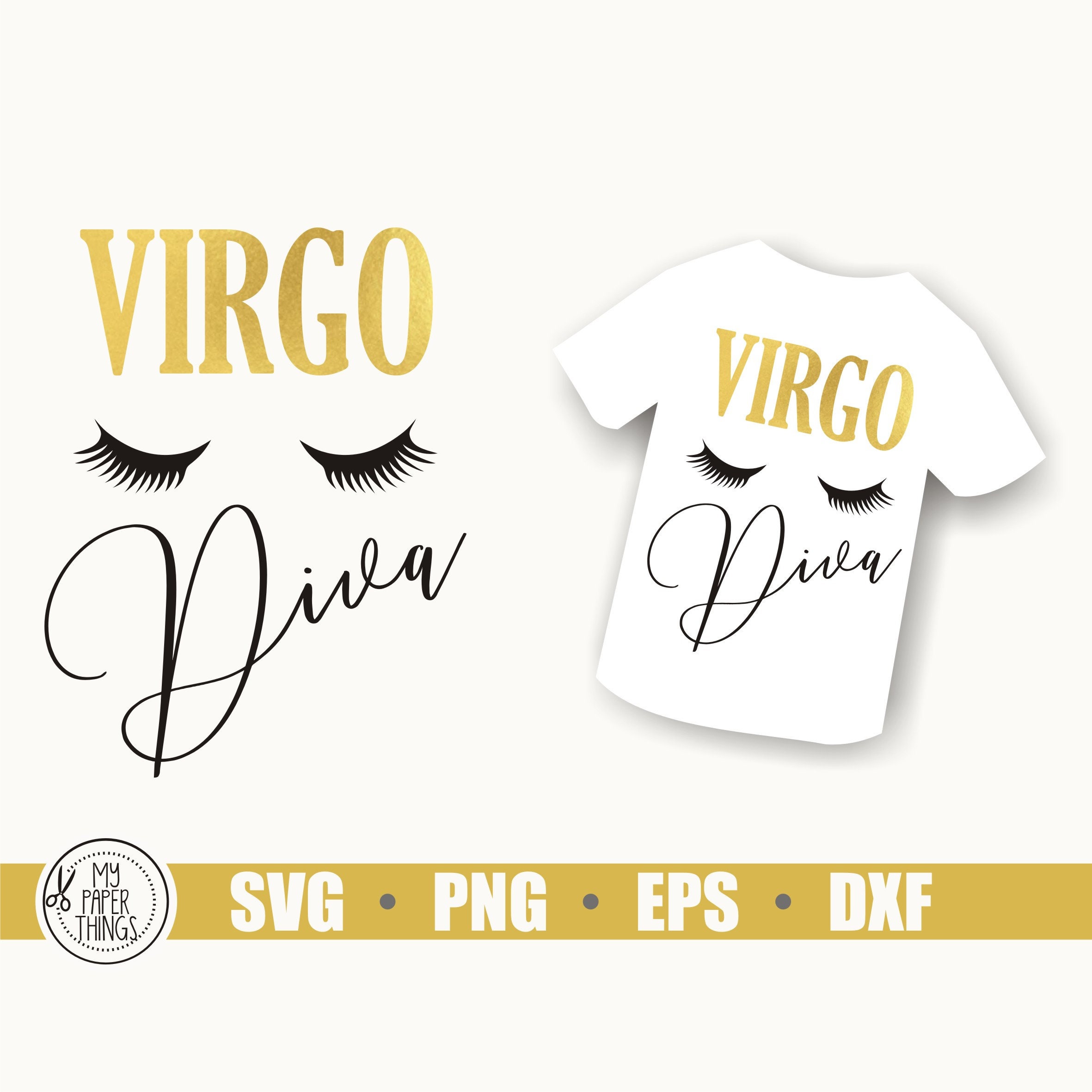 Download Virgo sign SVG Birthday svg Diva svg Horoscope SVG Zodiac ...