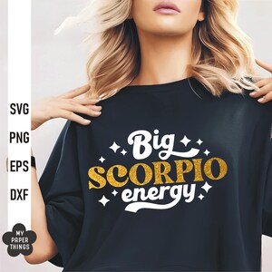 Groß Skorpion Energie SVG Png, Skorpion Sternzeichen Zeichen svg, Skorpion Geburtstag svg Oktober November Geburtstag svg , svg-Dateien für Cricut, Silhouette