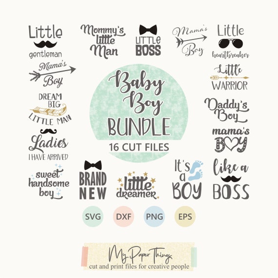 Download Baby Boy Bundle Svg Newborn Boy Svg Baby Boy Shower Svg Etsy