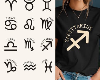 Stjärntecken Svg Png, Stjärntecken Svg Bundle, Stjärntecken Födelsedag Svg, Astrologitecken Svg, Stjärntecken Symboler Svg, Stjärnbildstecken Svg, Horoskop