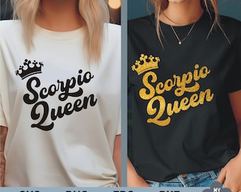 Reina Escorpio Svg, Signo del zodiaco Escorpio svg, Escorpio Png, Cumpleaños de Escorpio Svg, Cumpleaños de octubre y noviembre svg, Signo astrológico de Escorpio svg