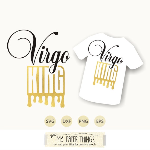Download Virgo King SVG August September Birthday svg Drip svg | Etsy