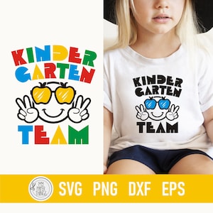 Kindergarten Team geschnitten Datei | Lehrerin geschnitten Datei | Zurück zu Schule svg | Erster Schultag SVG | svg Dateien für Cricut, Silhouette Cameo