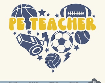 PE Teacher Svg Png, Physical Education Teacher svg, Specials Teacher Shirt Design
