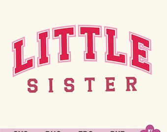 Little sister svg png, Baby Girl Shower Design, New Baby Cut files, Newborn Svg
