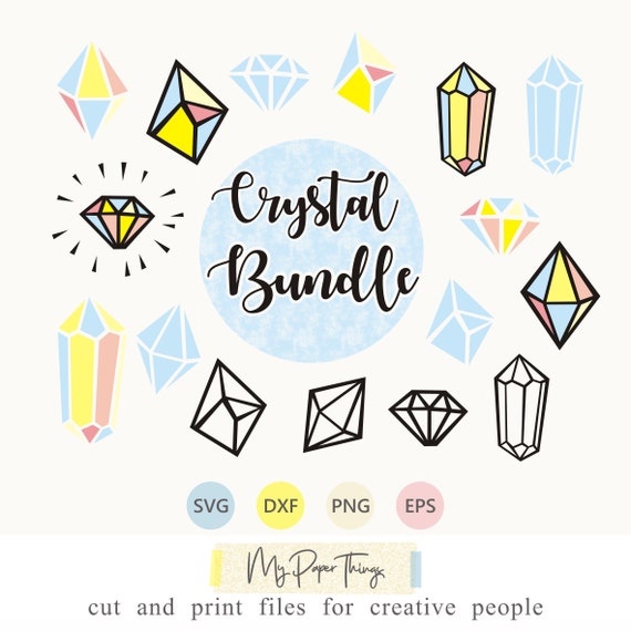 Crystal Decal Jewel Crystal SVG Diamond SVG Gem SVG File Etsy