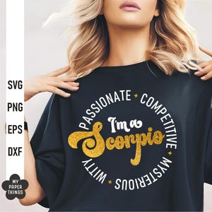 Ich bin ein Skorpion svg, Skorpion Sternzeichen svg, Skorpion Png, Scorpio Geburtstags svg, Oktober November Geburtstag svg, Positive Eigenschaften svg