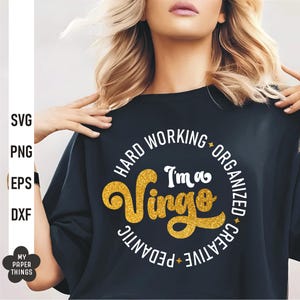 Ich bin ein Jungfrau-Svg, Jungfrau-Sternzeichen-Zeichen-Svg, Jungfrau Png, Jungfrau-Geburtstag-Svg, August-September-Geburtstag-Svg, positive Eigenschaften svg