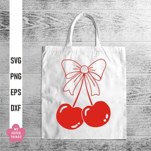 coquette cherry svg, cherry bow png, bow outline svg, cherry bomb png, soft girl era png, cherries svg, coquette aesthetic vday png