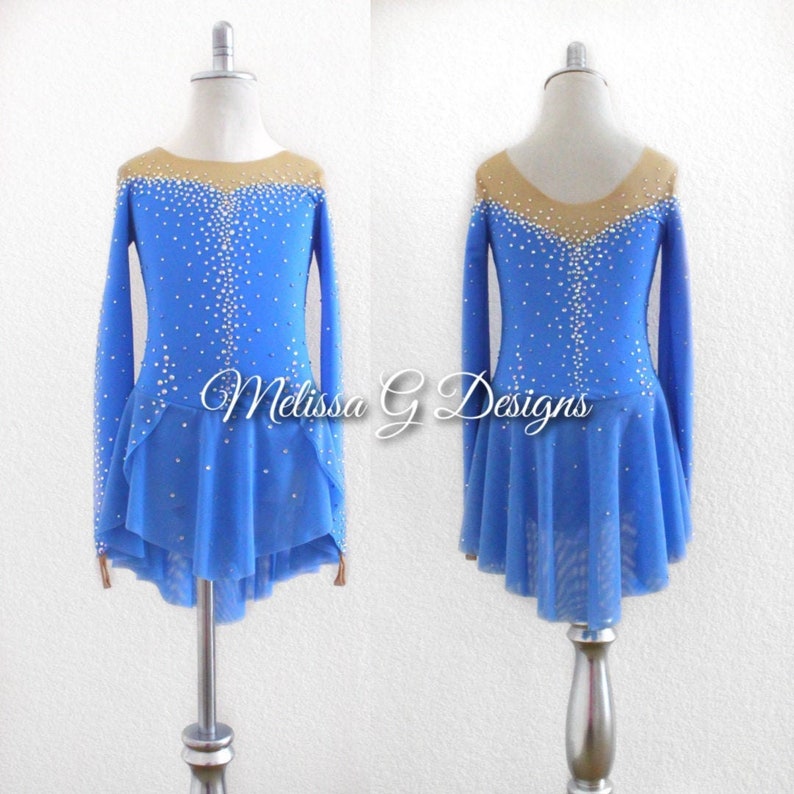 Cinderella Inspired Figure Skate Dress Roller Skate Dress Etsy