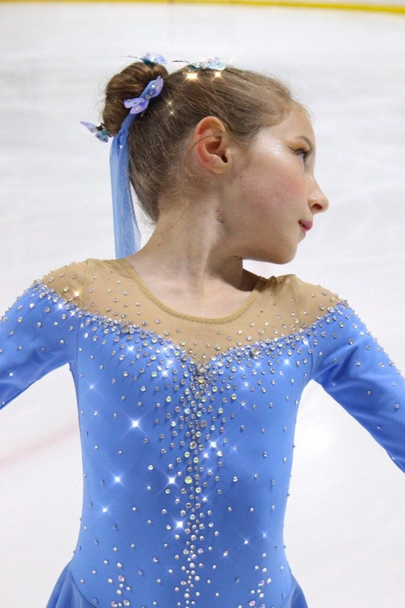 Cinderella Inspired Figure Skate Dress Roller Skate Dress Etsy