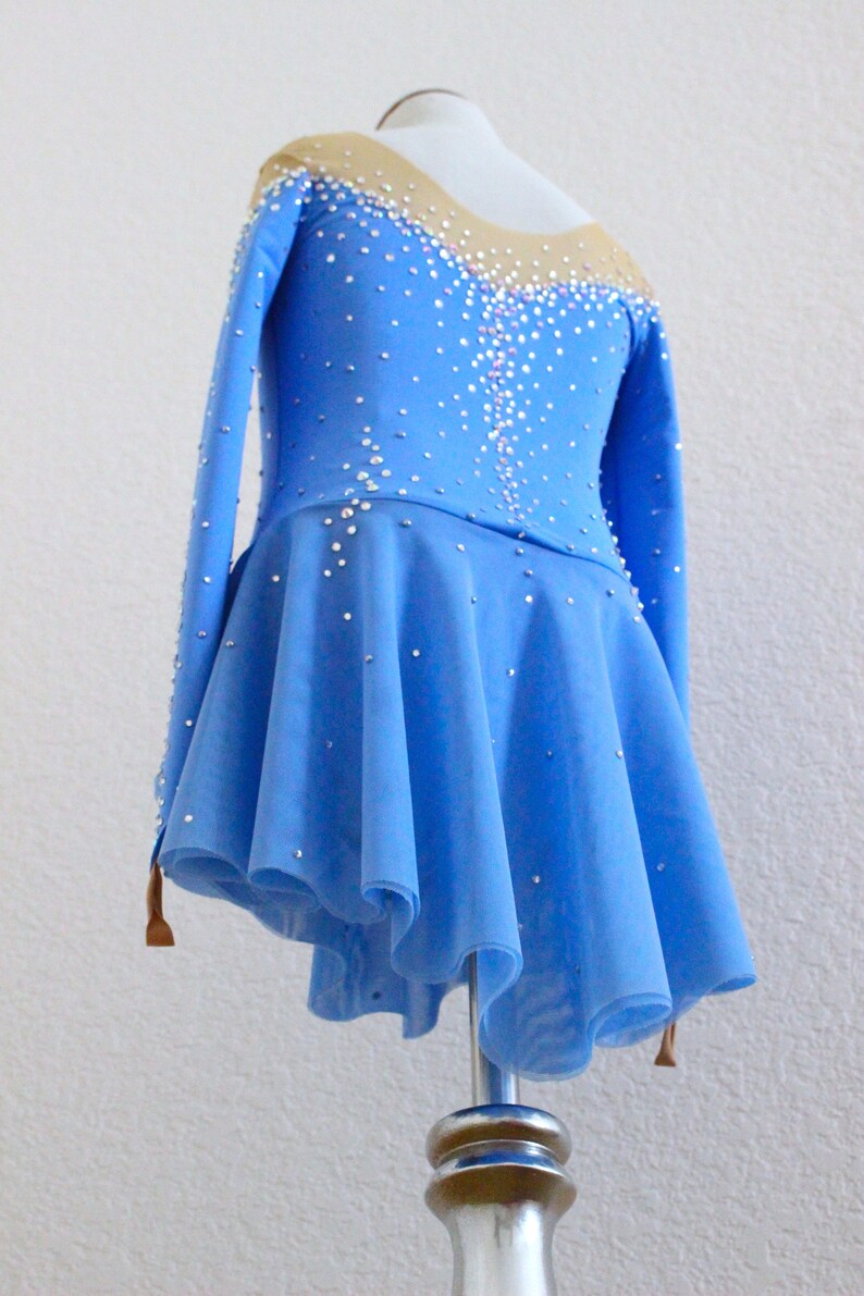 Cinderella Inspired Figure Skate Dress Roller Skate Dress Etsy