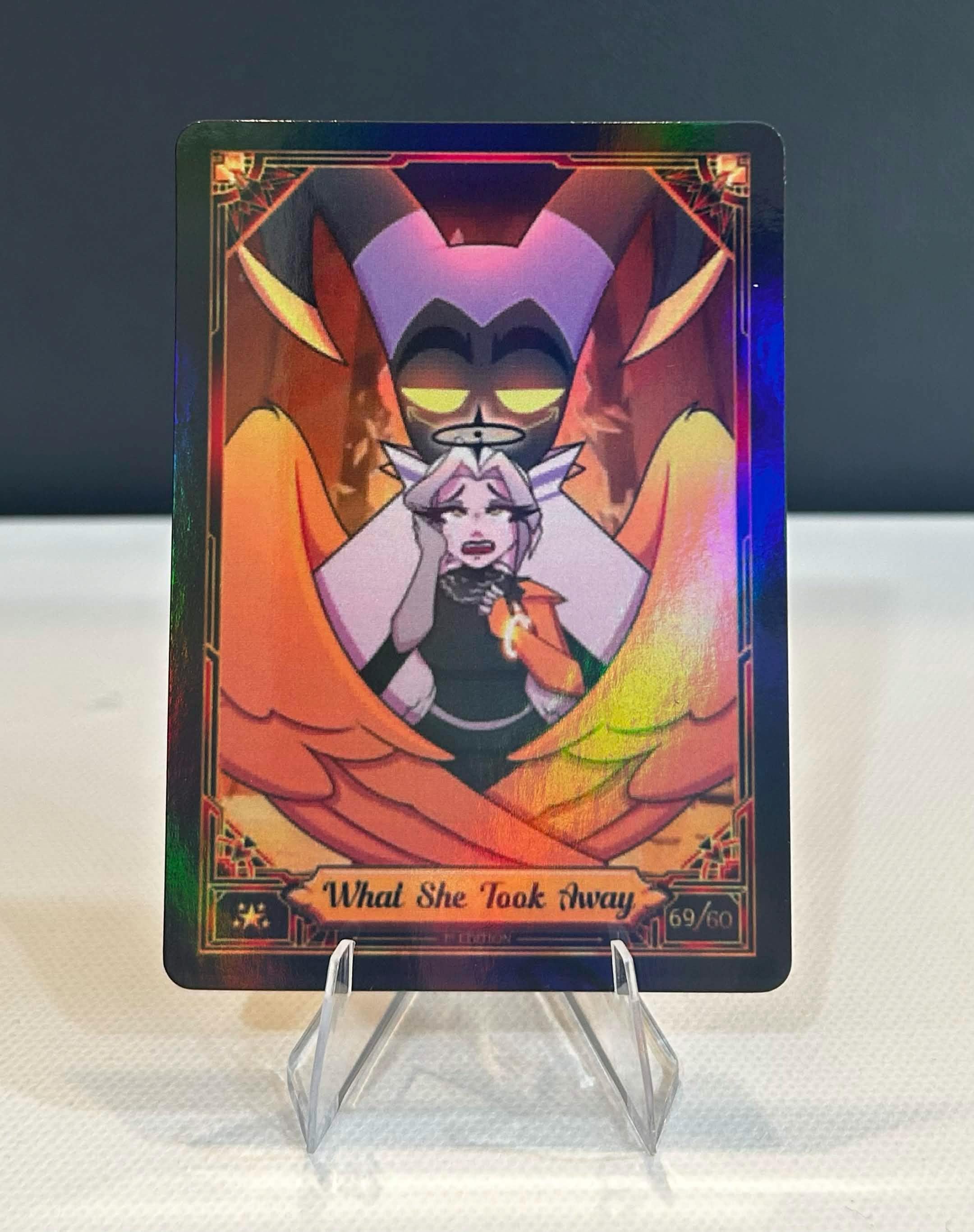 と*ー様 ハズビン　トレカ　リュート　アダム　セット　　Lute Maskles Hazbin hotel adam and lute - Etsy 日本