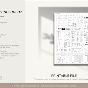 Dynamic AutoCAD Block Library vol.1 | 1000+ | Full block set DWG | Architectural, Interior, Landscape, Design | Free Gift image 7